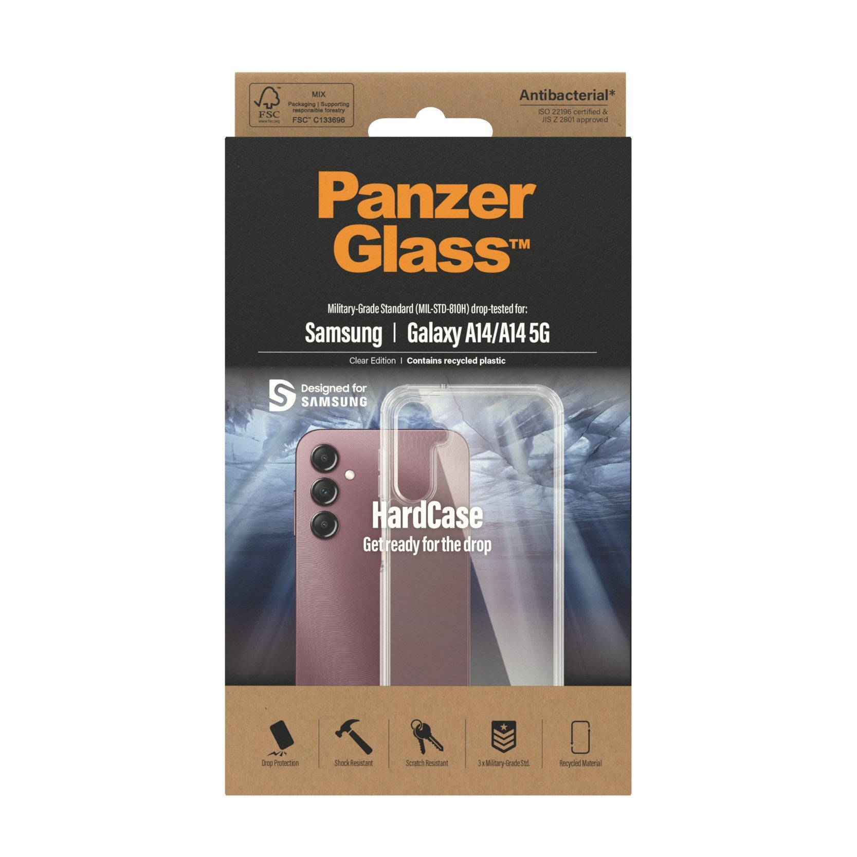 PanzerGlass® HardCase Transparent Samsung Galaxy A14 | A14 5G